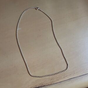 Tiffany & Co. Silver Bead Necklace